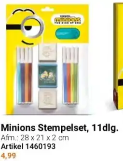 Lobbes Minions Stempelset, 11dlg. aanbieding