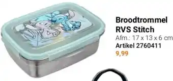 Lobbes Broodtrommel RVS Stitch aanbieding