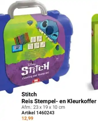 Lobbes Stitch Reis Stempel en Kleurkoffer aanbieding