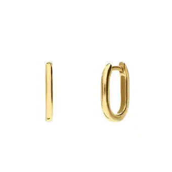 Lucardi 9 Karaat oorringen paperclip 10mm aanbieding