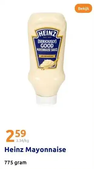 Action Heinz Mayonnaise aanbieding