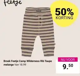 Van Asten BabySuperstore Broek Feetje Camp Wilderness Rib aanbieding