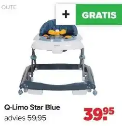 Baby-Dump Q-Limo Star Blue aanbieding