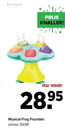 Baby-Dump Musical Frog Fountain aanbieding