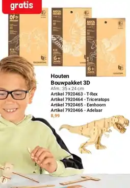 Lobbes Houten Bouwpakket 3D aanbieding