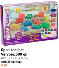 Lobbes Speelzandset Vervoer, 500 gr. aanbieding