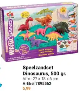 Lobbes Speelzandset Dinosaurus, 500 gr. aanbieding