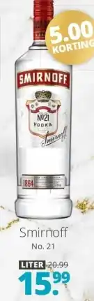 Mitra Smirnoff No. 21 Wodka aanbieding