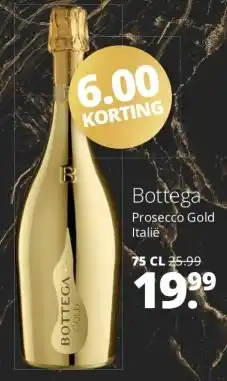 Mitra Bottega Prosecco Gold aanbieding