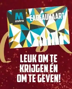 Mitra Cadeaukaart aanbieding