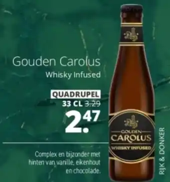 Mitra Gouden Carolus Whisky Infused aanbieding