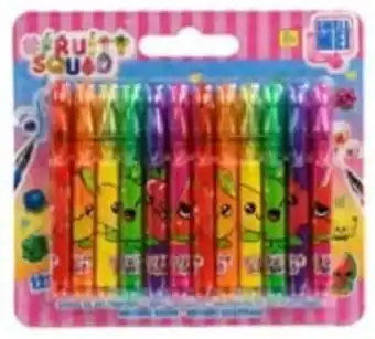 Lobbes Fruity Squad Mini Gelpennen met Geur, 12st. aanbieding