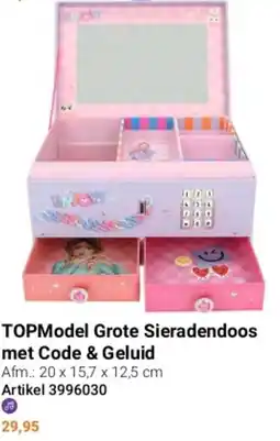 Lobbes TOPModel Grote Sieradendoos met Code & Geluid aanbieding