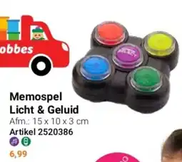 Lobbes Memospel Licht & Geluid aanbieding