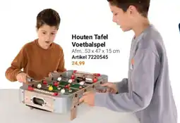 Lobbes Houten Tafel Voetbalspel aanbieding