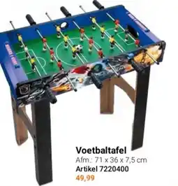 Lobbes Voetbaltafel aanbieding