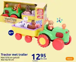 Action Tractor met licht en geluid aanbieding