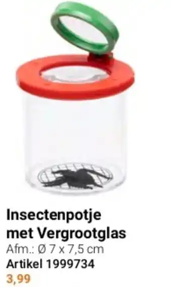 Lobbes Insectenpotje met Vergrootglas aanbieding