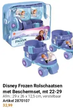 Lobbes Disney Frozen Rolschaatsen met Beschermset, mt 22-29 aanbieding