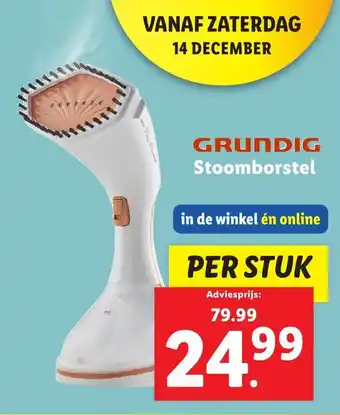 Lidl GRUNDIG Stoomborstel aanbieding