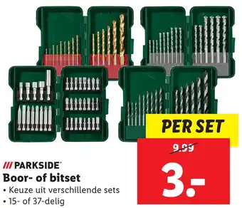 Lidl PARKSIDE Boor of bitset aanbieding