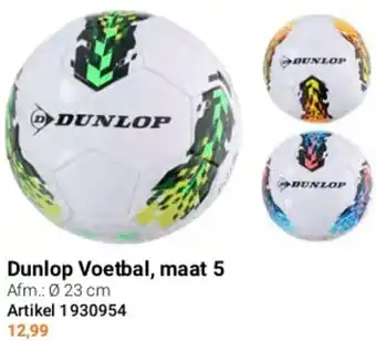 Lobbes Dunlop Voetbal, maat 5 aanbieding