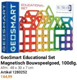 Lobbes GeoSmart Educational Set Magnetisch Bouwspeelgoed, 100dlg. aanbieding