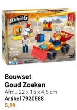 Lobbes Bouwset Goud Zoeken aanbieding