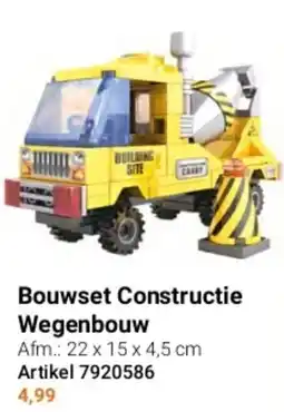 Lobbes Bouwset Constructie Wegenbouw aanbieding