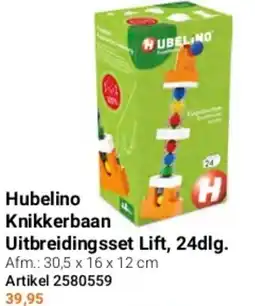 Lobbes Hubelino Knikkerbaan Uitbreidingsset Lift, 24dlg. aanbieding