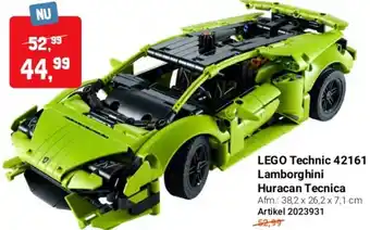 Lobbes LEGO Technic 42161 Lamborghini Huracan Tecnica aanbieding