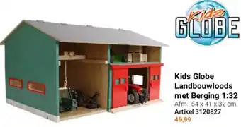 Lobbes Kids Globe Landbouwloods met Berging 1:32 aanbieding