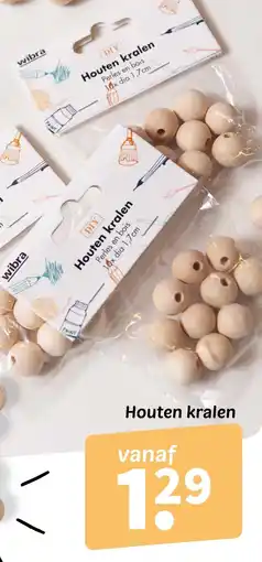 Wibra Houten kralen aanbieding