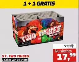 Tuincentrum de Driesprong 57.TWO TRIBES aanbieding