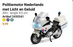 Lobbes Politiemotor Nederlands met Licht en Geluid aanbieding