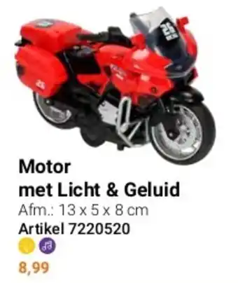 Lobbes Motor met Licht & Geluid aanbieding