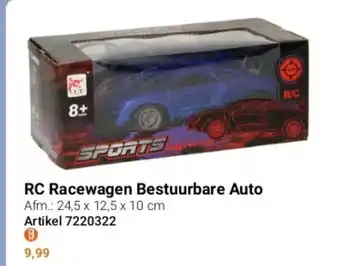 Lobbes RC Racewagen Bestuurbare Auto aanbieding