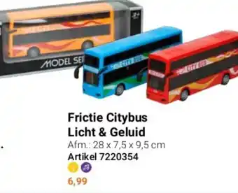 Lobbes Frictie Citybus Licht & Geluid aanbieding