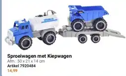 Lobbes Sproeiwagen met Kiepwagen aanbieding