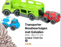 Lobbes Transporter Noodvoertuigen met Geluiden aanbieding