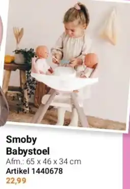 Lobbes Smoby Babystoel aanbieding