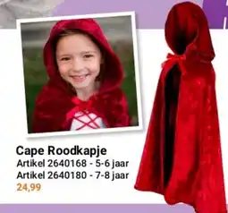 Lobbes Cape Roodkapje aanbieding