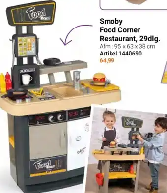 Lobbes Smoby Food Corner Restaurant, 29dlg. aanbieding