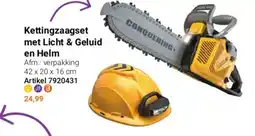 Lobbes Kettingzaagset met Licht & Geluid en Helm aanbieding