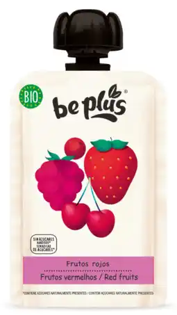 De Online Drogist Be Plus Knijpfruit Red Fruits aanbieding