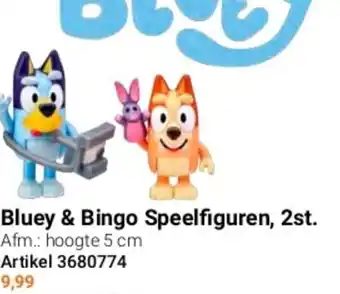 Lobbes Bluey & Bingo Speelfiguren, 2st. aanbieding