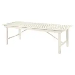 IKEA Bondholmen Tafel, buiten, wit/beige, 235x90 cm aanbieding