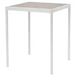 IKEA SegerÖn Bartafel, buiten, wit/beige, 89x89 cm aanbieding