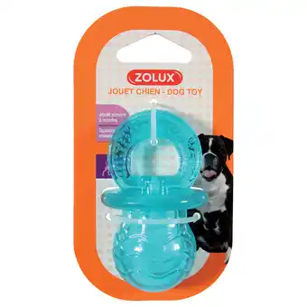 Zooplus Zolux hondenspeelgoed Pop, blauw 4,5x 4,5x 7,7cm Hond aanbieding