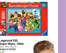 Lobbes Legpuzzel XXL Super Mario, 100st aanbieding